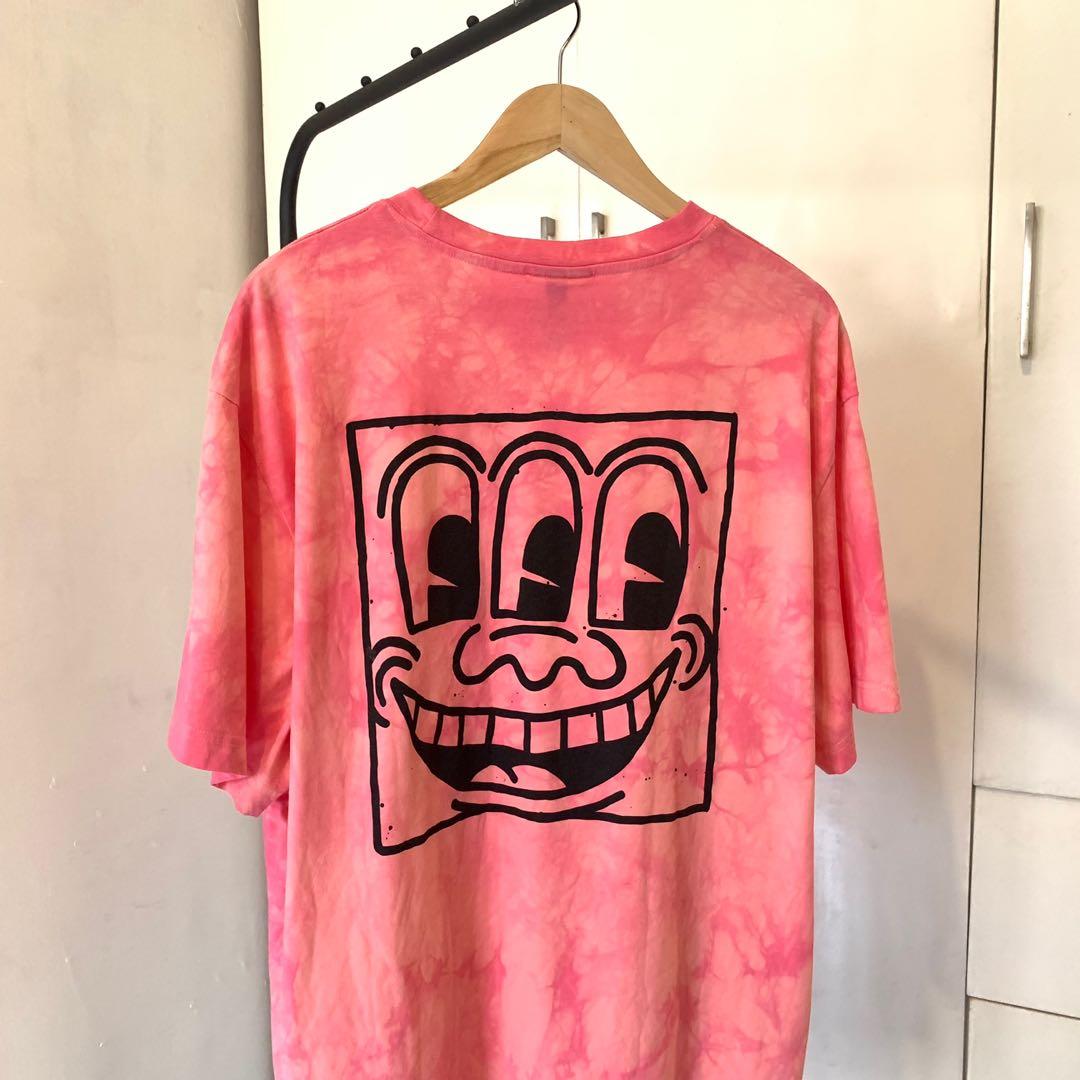 Keith Haring H&M Tie Dye Shirt, Men's Fashion, Tops & Sets, Tshirts
