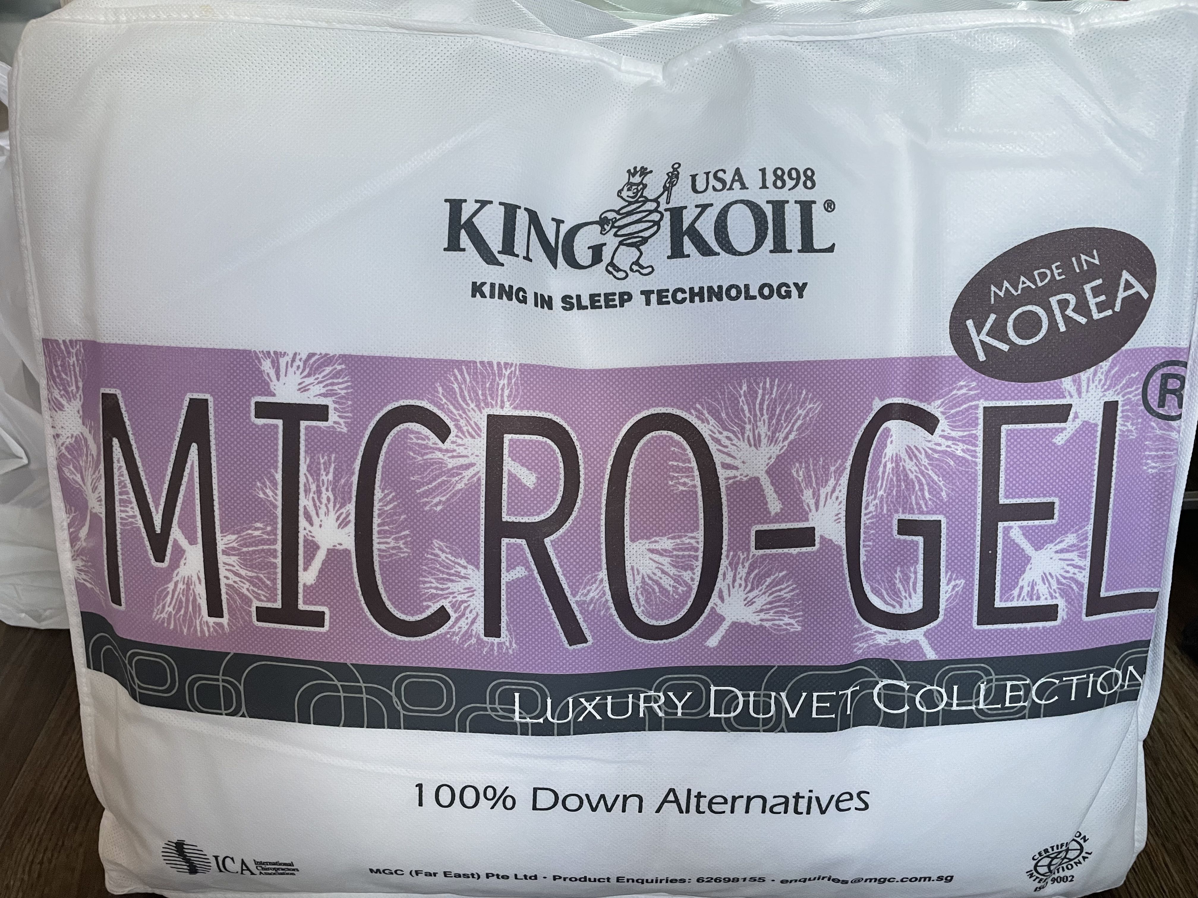 king koil micro gel mattress topper review