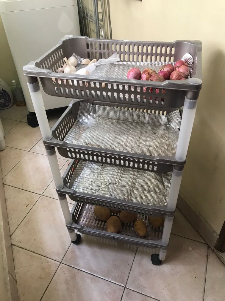 Kitchen / toilet Trolley / rack, Furniture & Home Living, Bathroom ...