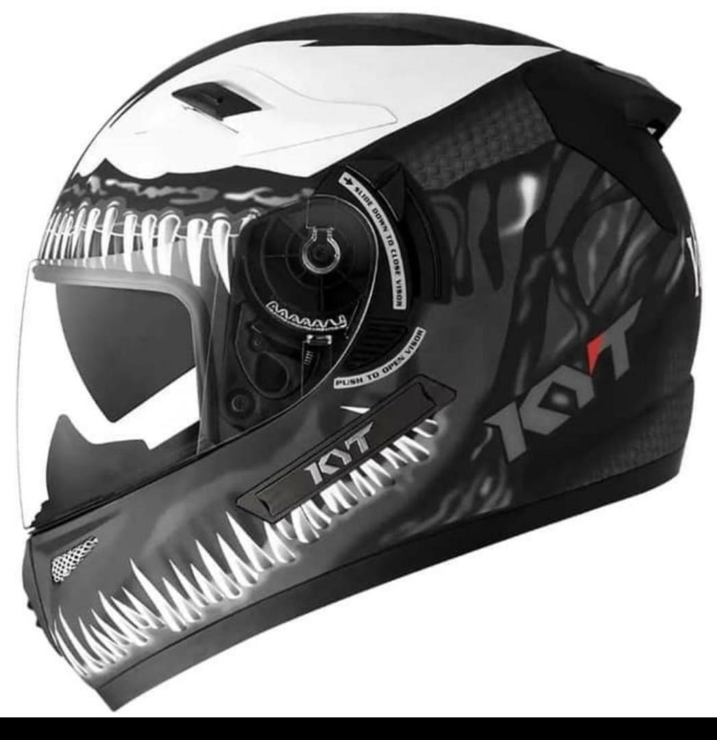 Kyt dark venom double visor full face Motorcycles Motorcycle