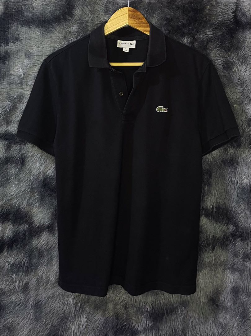 Lacoste Medium Polo Shirt (Black), Men 