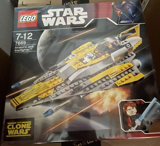 Lego Starwars 7669 Anakin s Jedi Starfighter Hobbies Toys Toys
