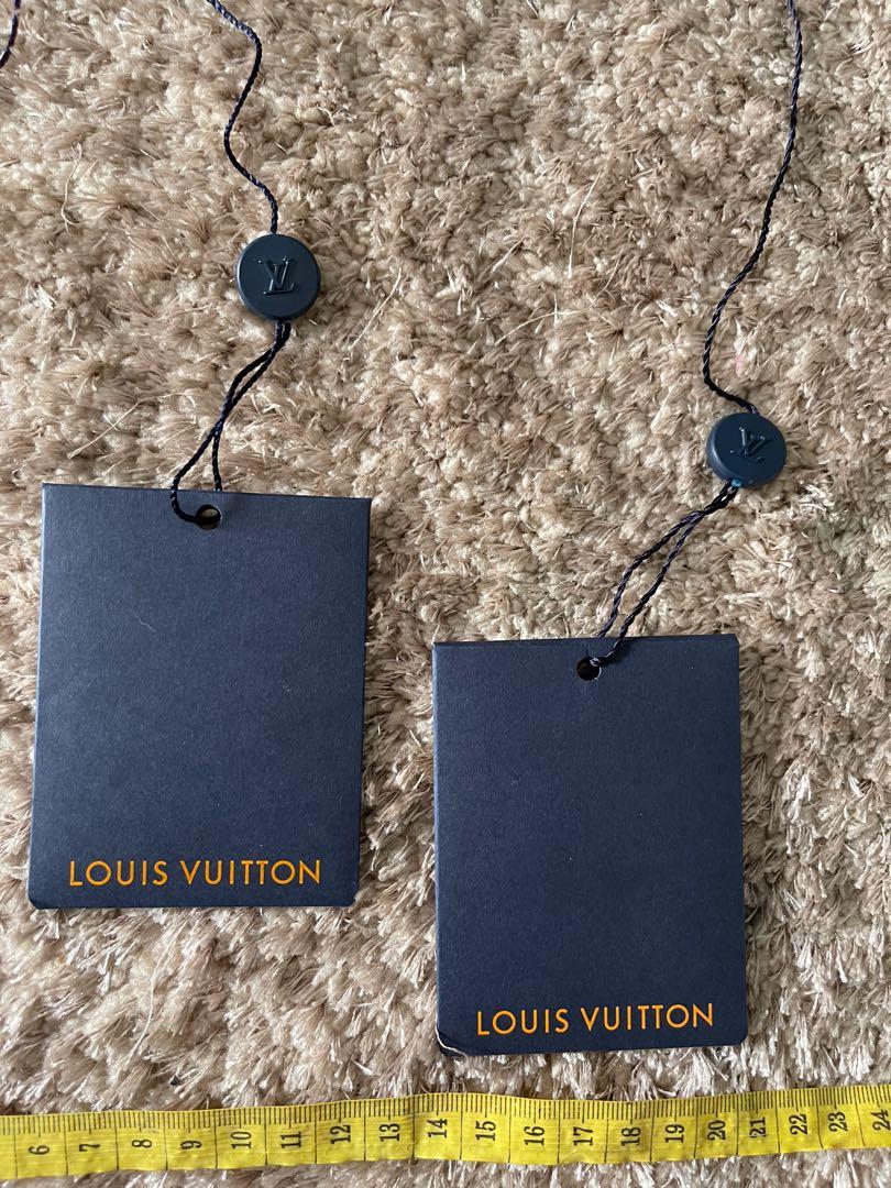 Louis Vuitton label tag lv price tag label harga dll buat tas baju accs  bebas lengkap and like new authentic, Barang Mewah, Pakaian di Carousell