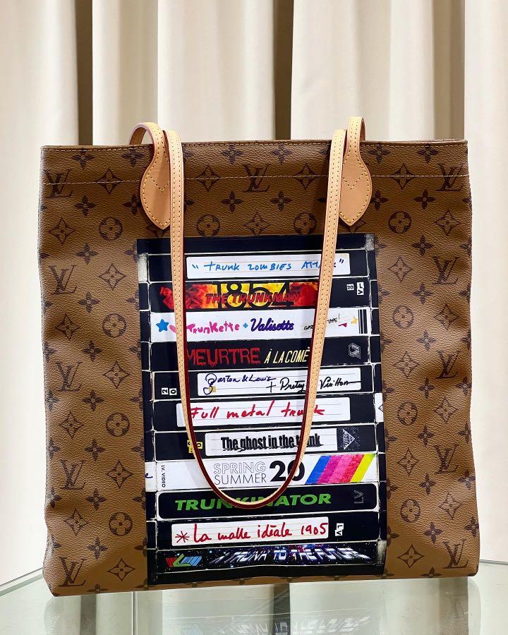 Louis Vuitton, Bags, Louis Vuitton Carry It Vhs Video Tape Reverse  Monogram Tote Bag