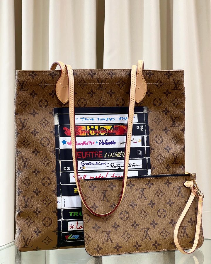 Louis Vuitton Monogram Reverse Carry It Tote, Luxury, Bags 