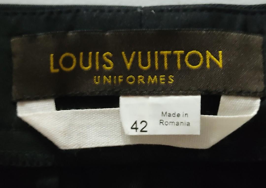 Louis Vuitton, Pants, Louis Vuitton Uniformes Black Wool Formal Dress  Pants Romania Men Size 56 4x27