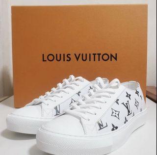 Louis Vuitton Navy Blue/Black Damier Knit Fabric and Rubber Fastlane  Sneakers Size 42 Louis Vuitton