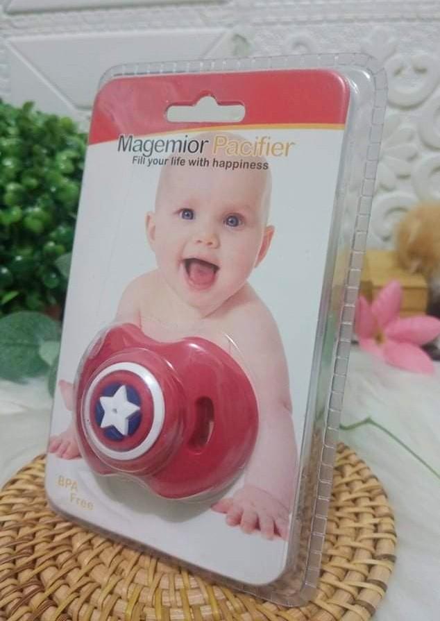 Captain america pacifier discount