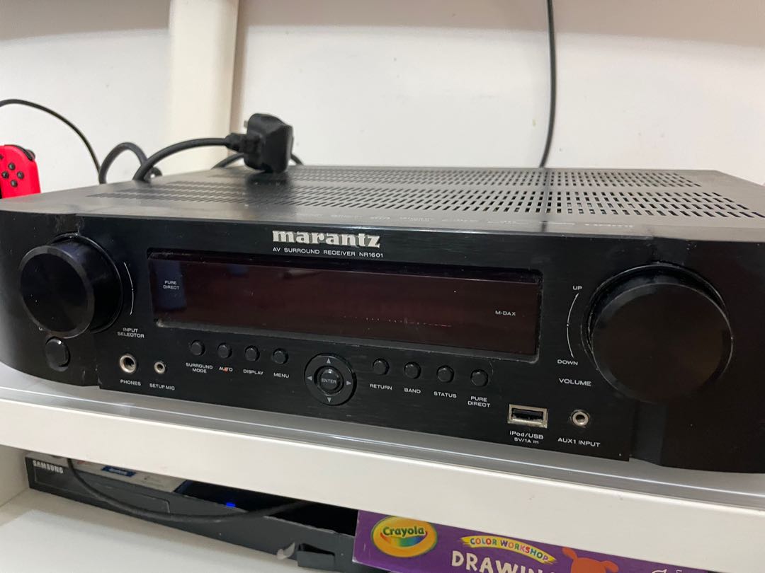 Marantz Receiver Amp NR1601 Slim, 音響器材, Soundbar、揚聲器、藍牙喇叭、耳擴 Carousell