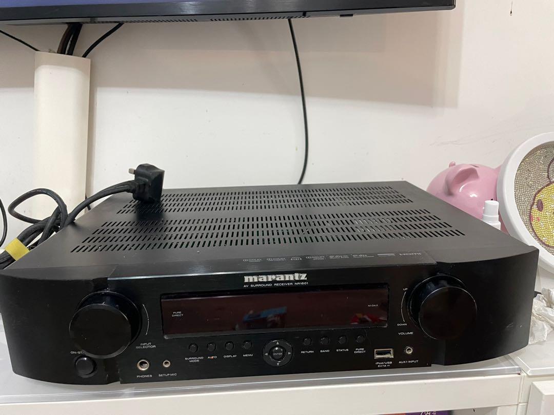 Marantz Receiver Amp NR1601 Slim, 音響器材, Soundbar、揚聲器、藍牙喇叭、耳擴 Carousell