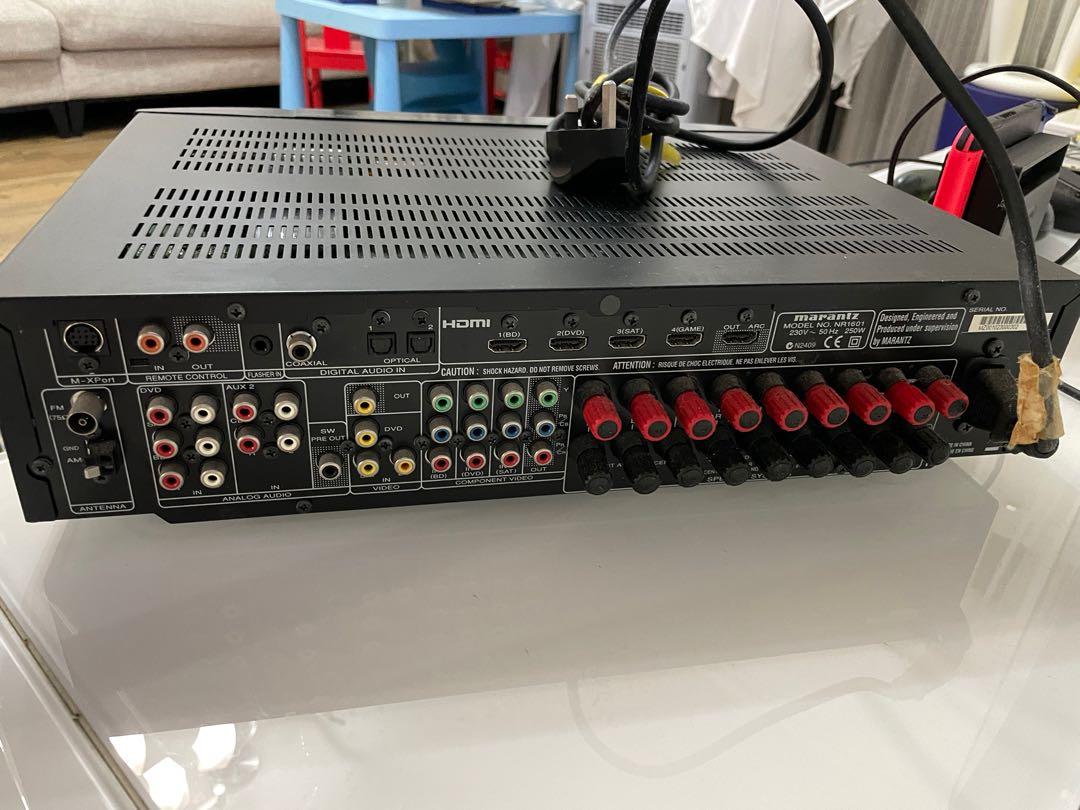 Marantz Receiver Amp NR1601 Slim, 音響器材, Soundbar、揚聲器、藍牙喇叭、耳擴 Carousell