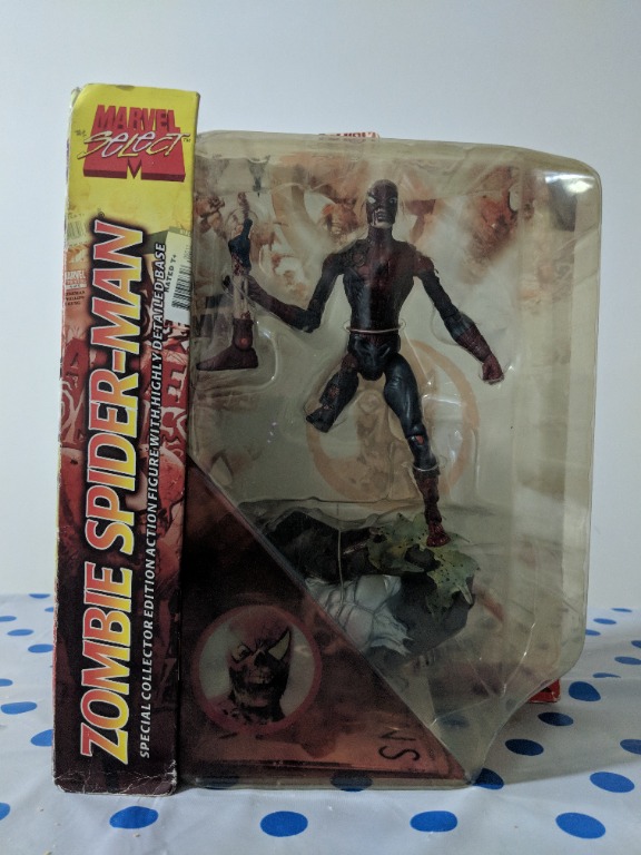 Marvel select store zombie spider man