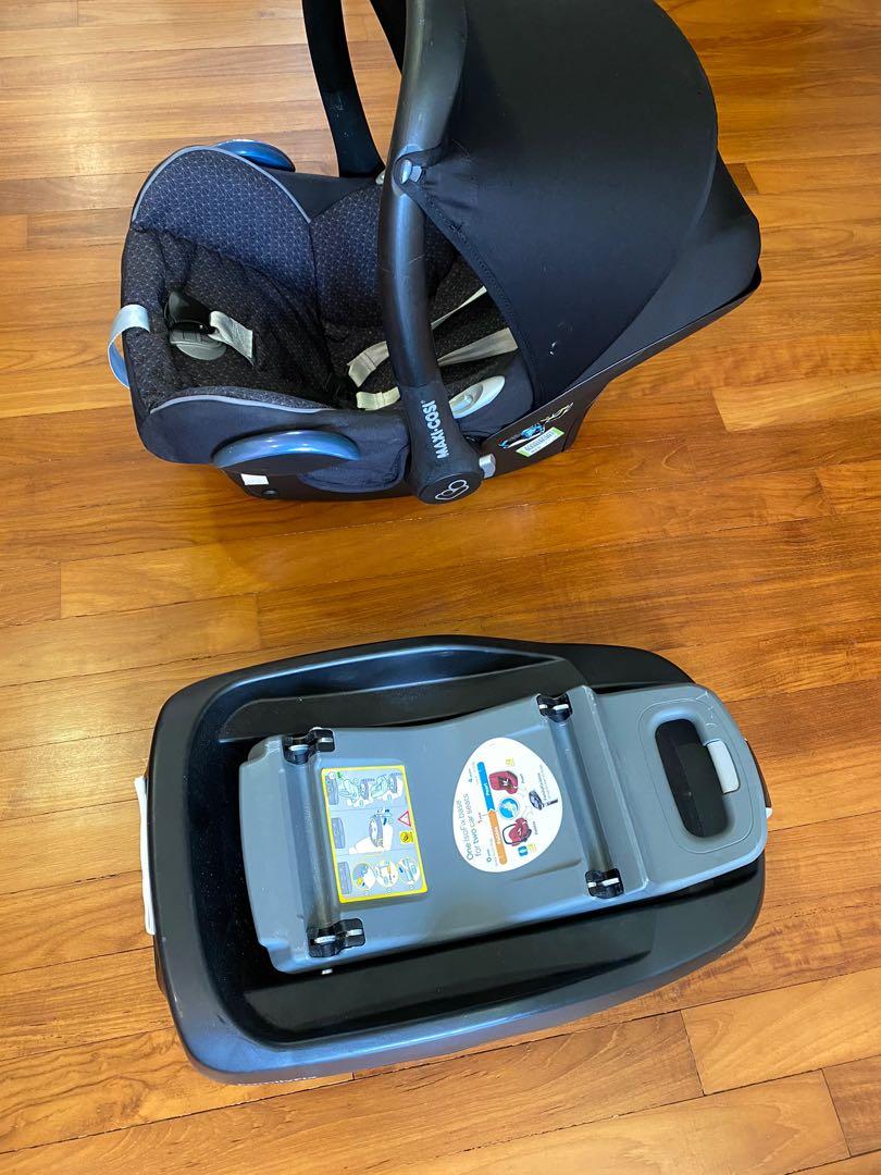 Fietstaxi voor de helft Conjugeren Maxi Cosi Cabriofix with Familyfix ISOFIX base, Babies & Kids, Going Out,  Car Seats on Carousell