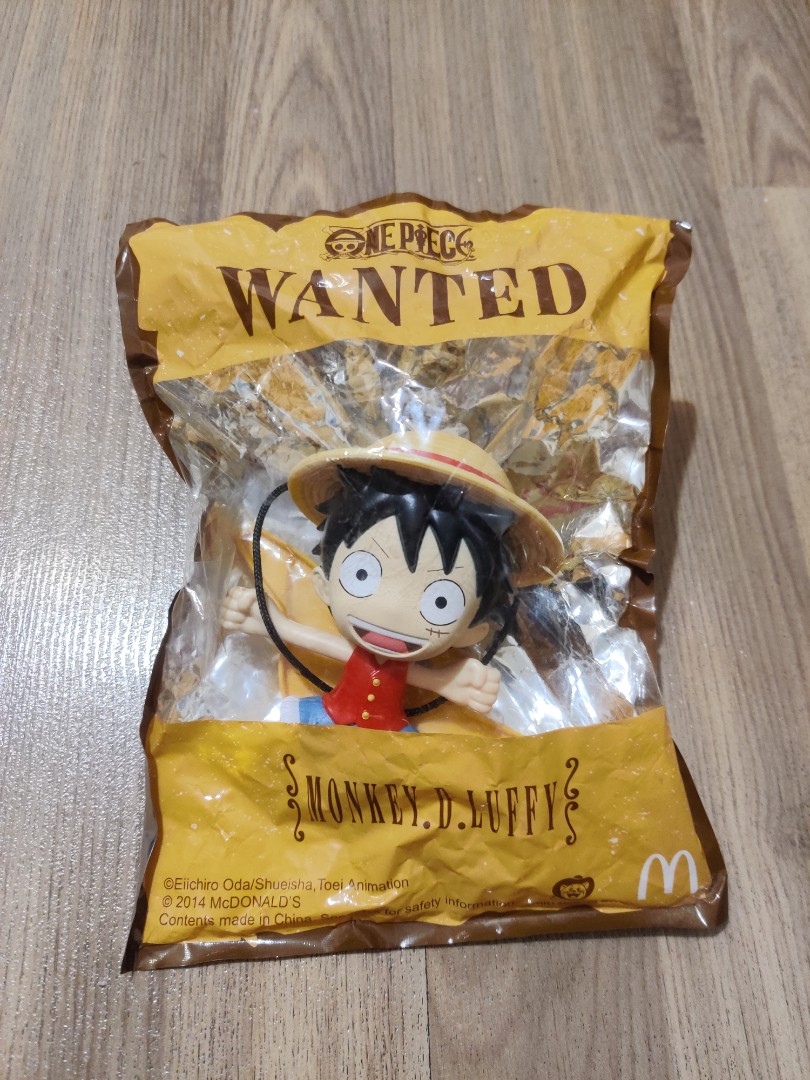 Mcdonalds One Piece Luffy Collectible Figurine 2014 Happy Meal Toy