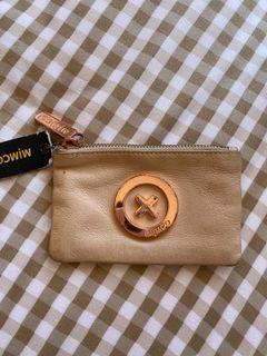 Mimco nude almond pouch
