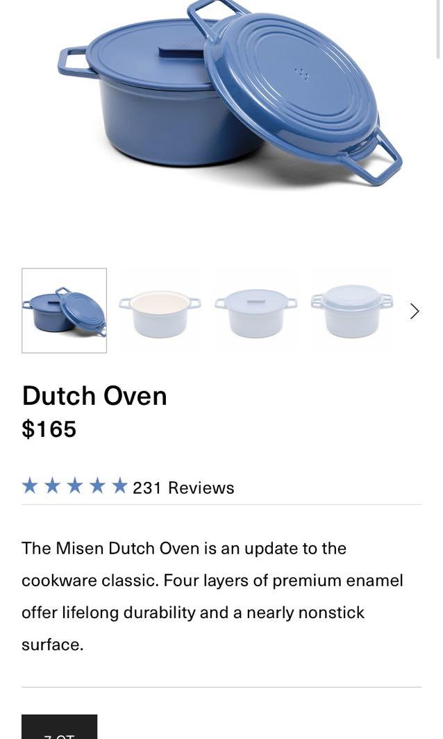 Misen Dutch Oven with grill lid, Furniture & Home Living, Kitchenware