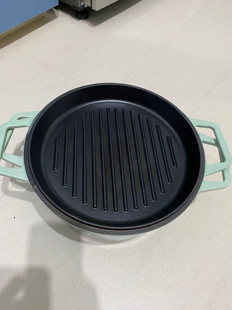 Misen Dutch Oven with grill lid, Furniture & Home Living, Kitchenware