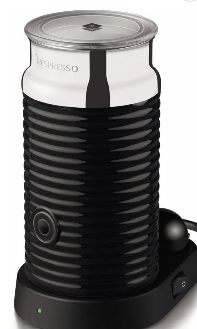 Nespresso Aeroccino 3 Milk Frother Touch- Black, TV & Home Appliances, Kitchen Appliances, Coffee Machines Makers on Carousell