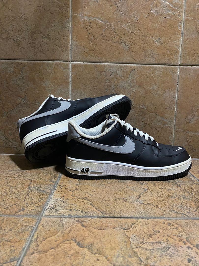 Nike air force 1 black wolf grey outlet