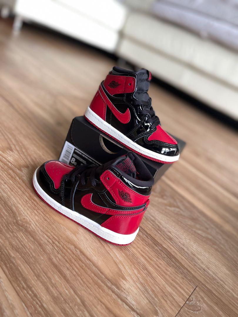Air jordan 1 discount patent black toe