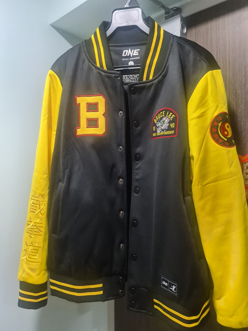 bruce lee varsity jacket