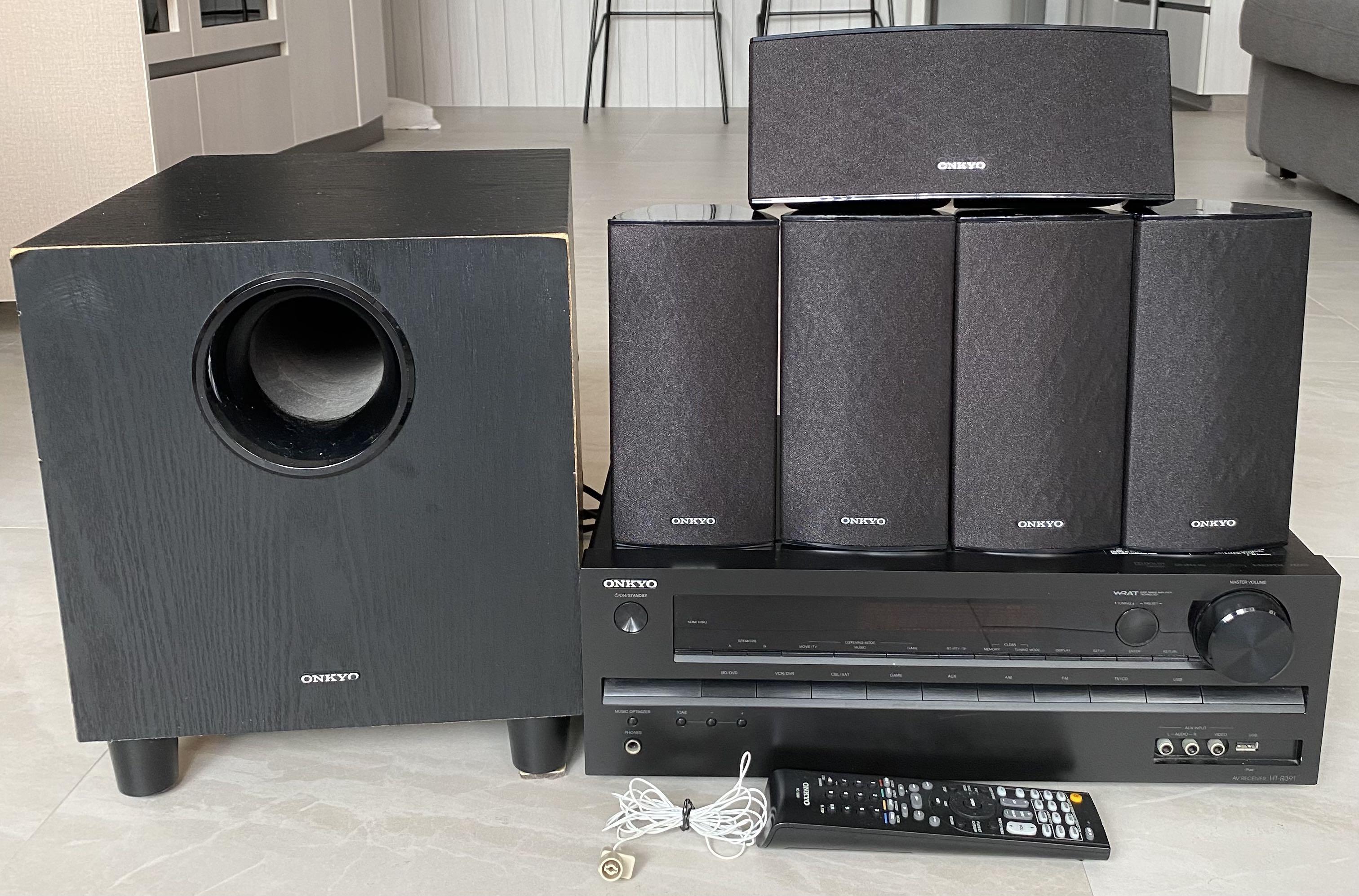 Onkyo HTR391 5.1 Home Theater System, Audio, Soundbars, Speakers