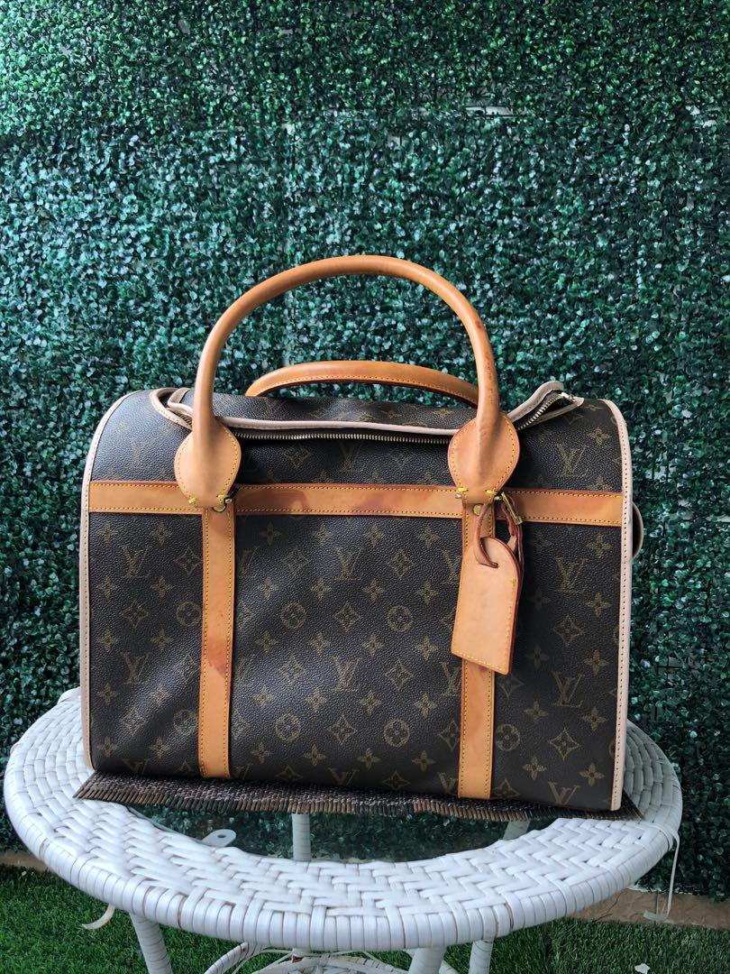 Louis Vuitton, Dog, Vintage Louis Vuitton Monogram Sac Chien Pet Carrier  Made In France Gently Used