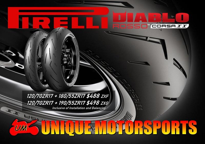Pirelli Diablo Rosso Corsa 2 From 4 Motorcycles Motorcycle Accessories On Carousell