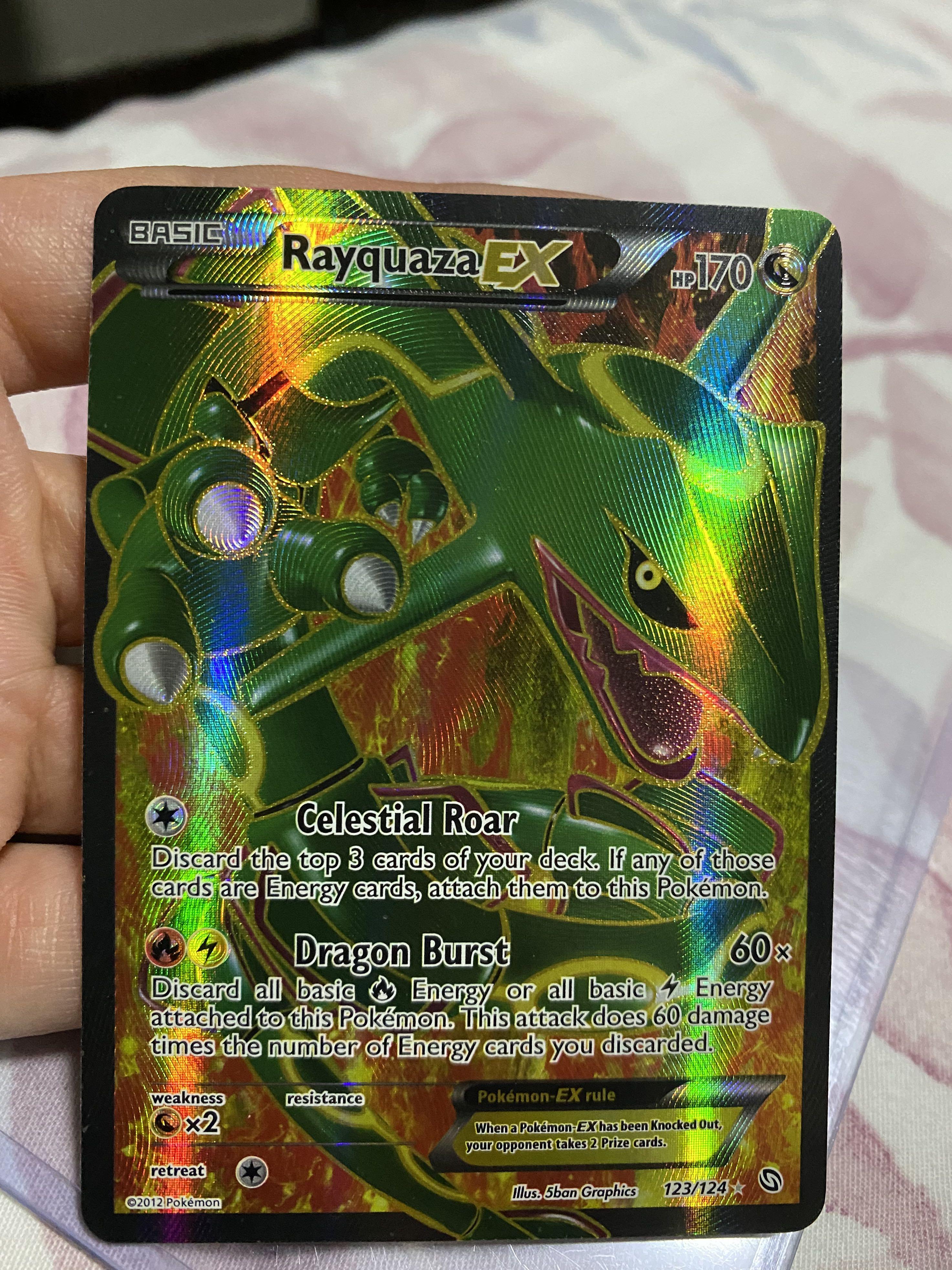 Pokemon Mega rayquaza ex 124