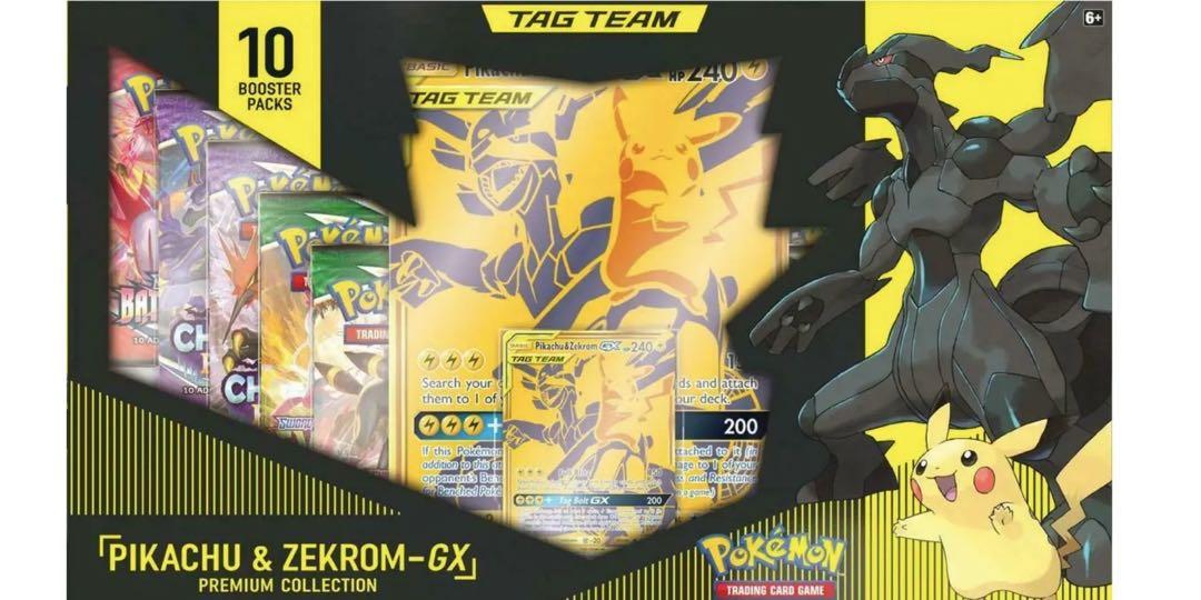 Pokemon Pikachu Zekrom Gx Premium Collection Box Hobbies Toys Toys Games On Carousell