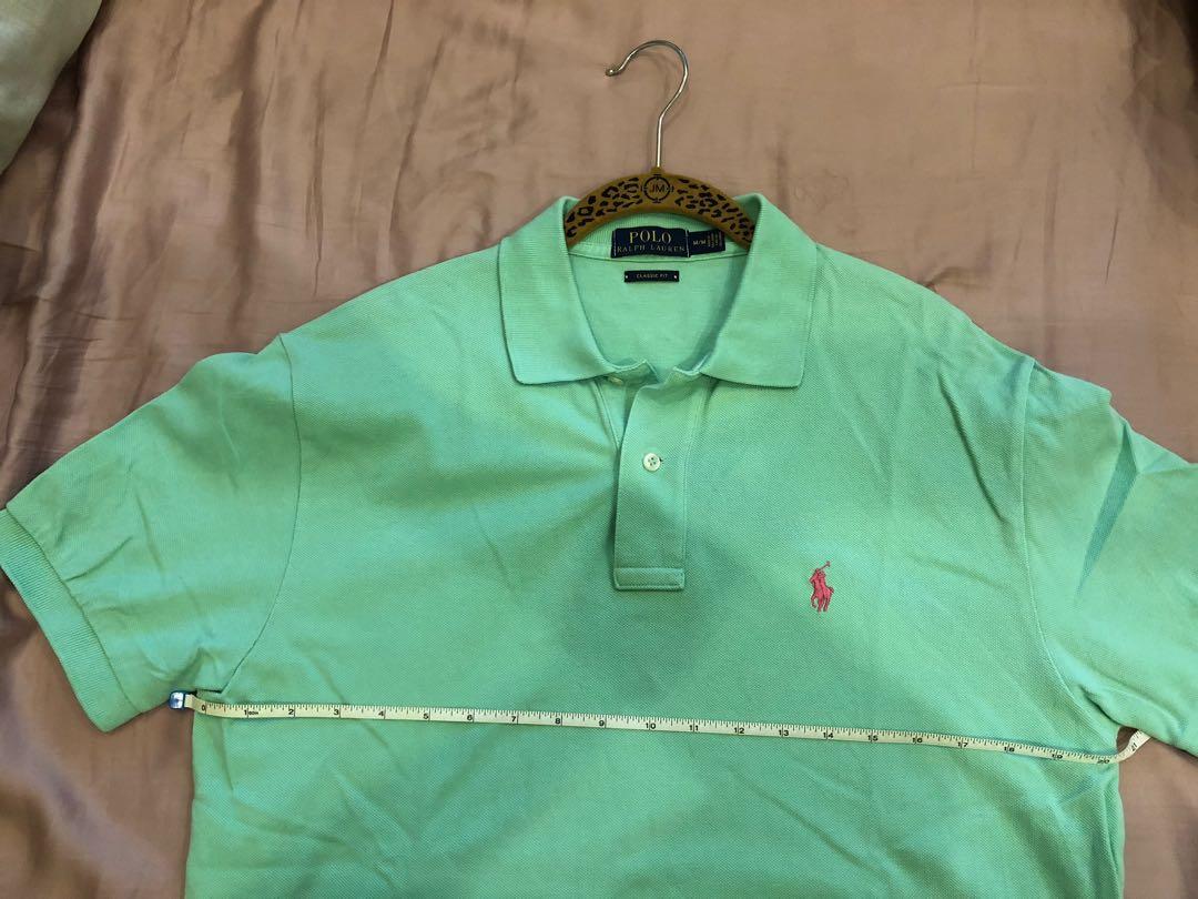 Polo Ralph Lauren shirt short sleeve - mint green - US mens medium, Men's  Fashion, Tops & Sets, Tshirts & Polo Shirts on Carousell