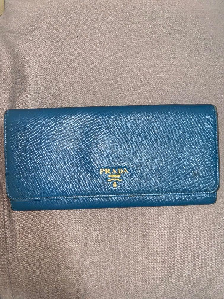 Blue prada purse best sale