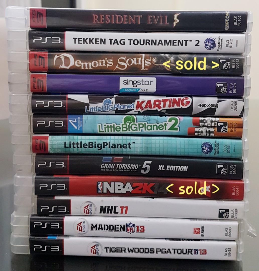 PS3 Games (Category: PlayStation) located in Quezon City. Submitted by akcstuff (Listing ID 1123904771, Image 1). Description: 300 per game good condition * Demon's Soul - SOLD * NBA 2K14 - SOLD.