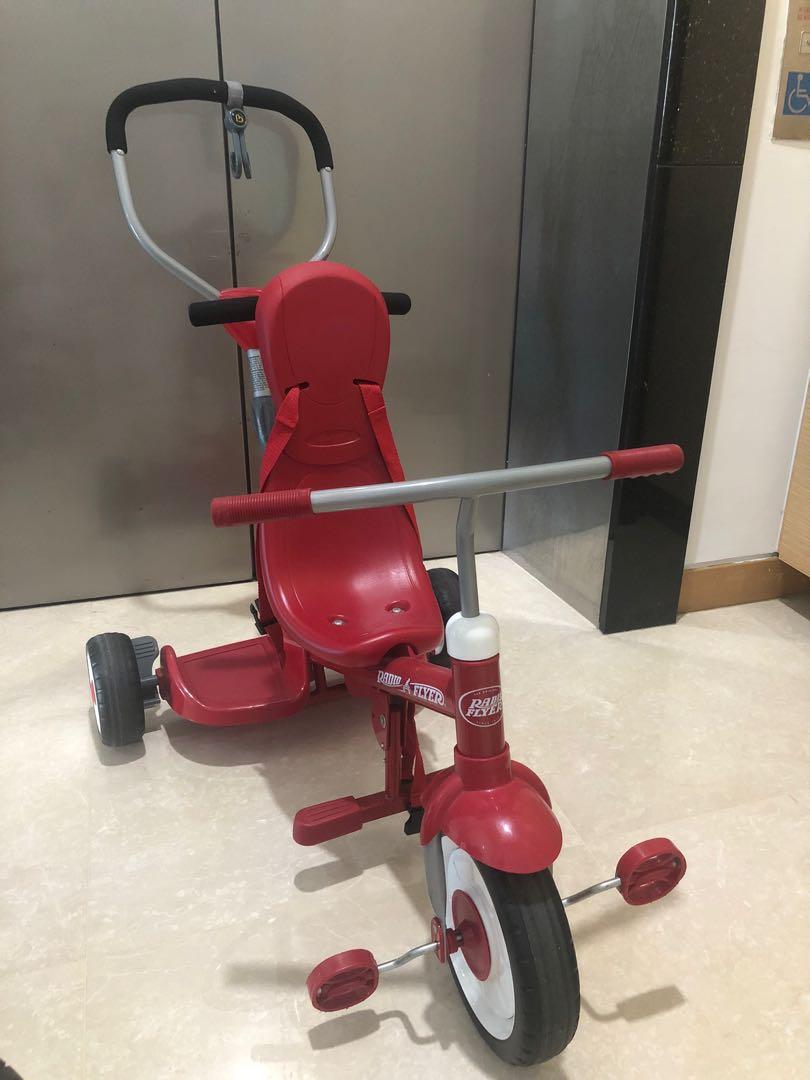 Ride and shop stand trike