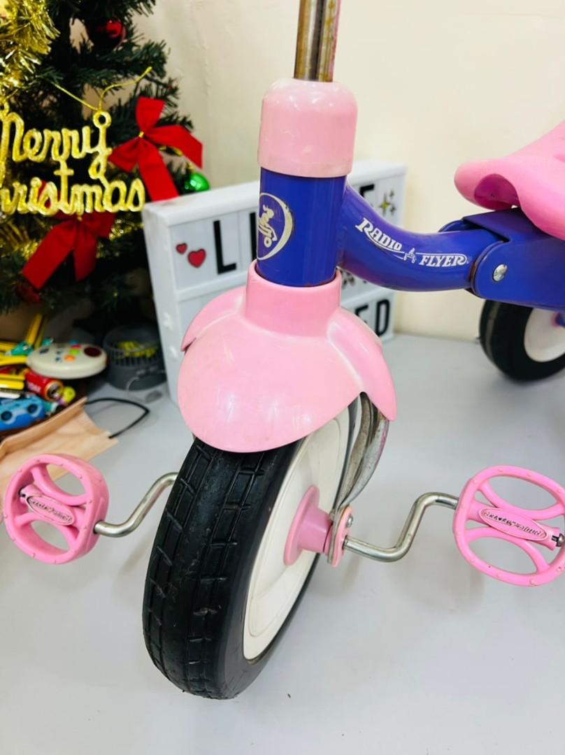 Radio flyer tricycle pink and purple hot sale