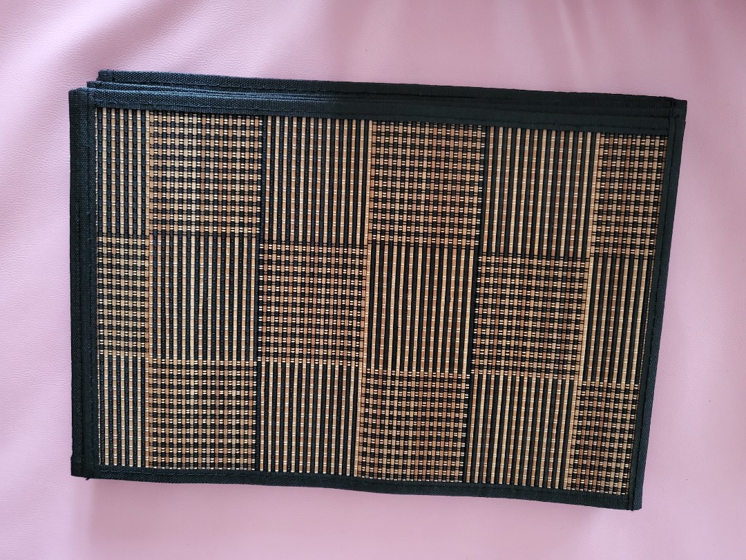 Rattan bamboo placemat, Furniture & Home Living, Kitchenware & Tableware, Table Linen & Textiles