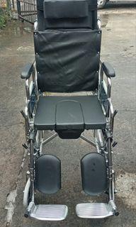 Reclining Commode Wheelchair