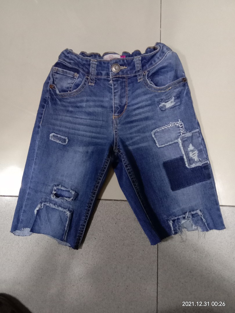Ripped denim shorts size 23-24, Women's 