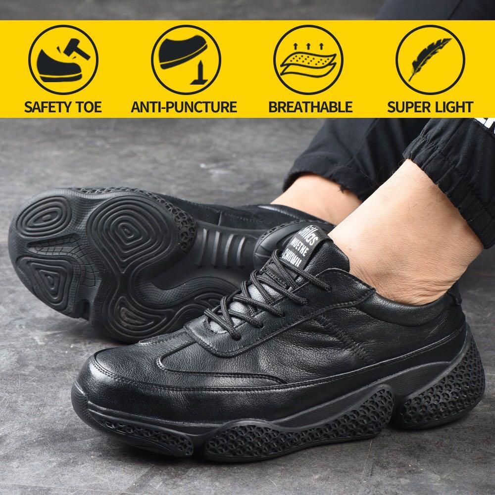 safety shoes Black, Women's Fashion, Footwear, Flats on Carousell