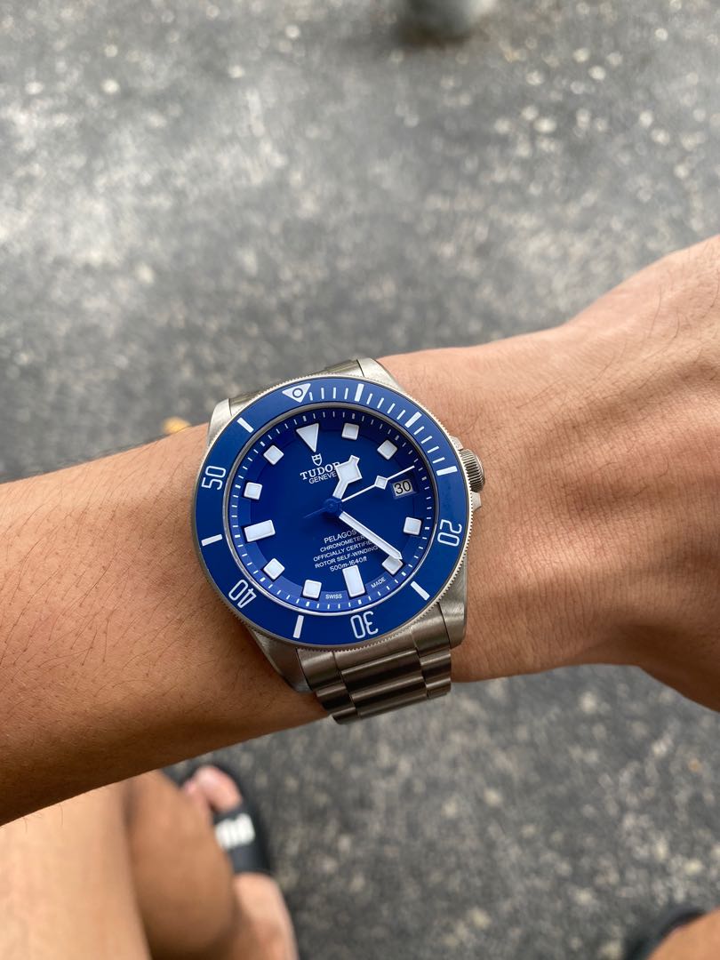 tudor pelagos blue