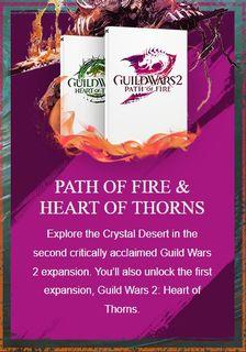 Selling Guild Wars 2 Path of Fire & Heart of Thorns Expansion