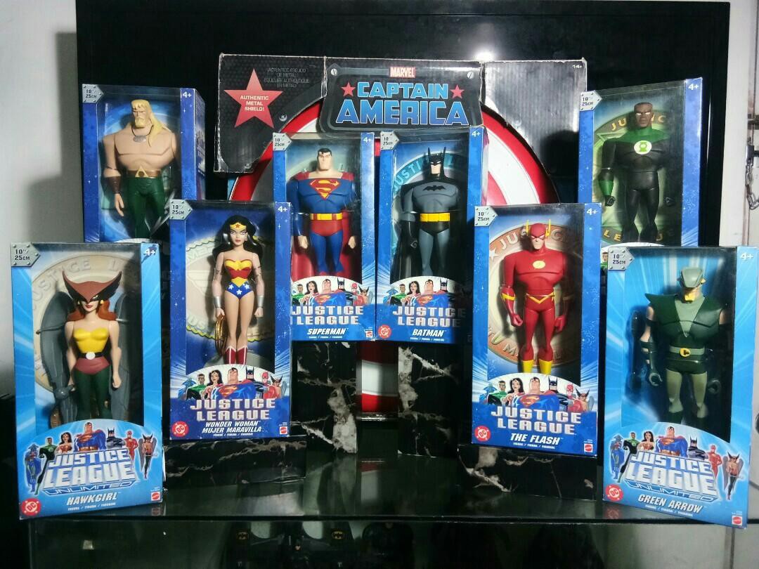 Set of 8 justice sales league animated action figures