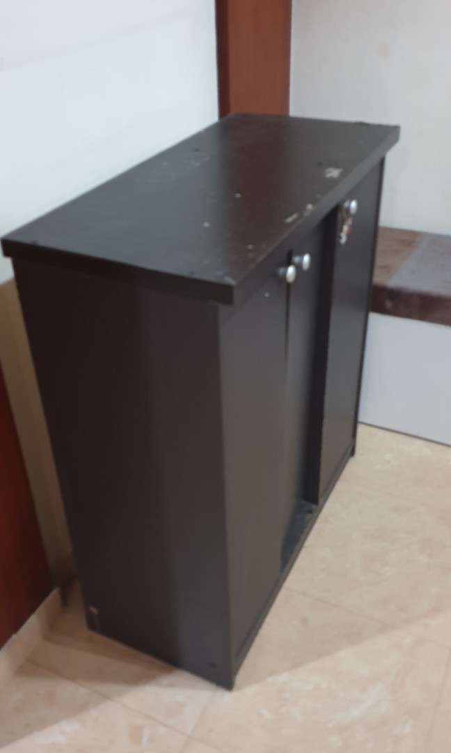 Shoe cabinet free 1 door broken, Furniture & Home Living, Furniture ...