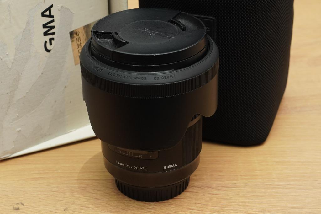 抵用Sigma 50mm F1.4 DG HSM Art Canon EF mount, 攝影器材, 鏡頭及