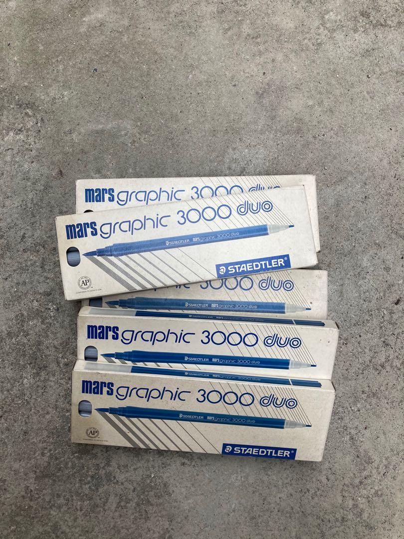 Staedtler Mars Graphic 3000 Duo Brush Markers, Hobbies & Toys