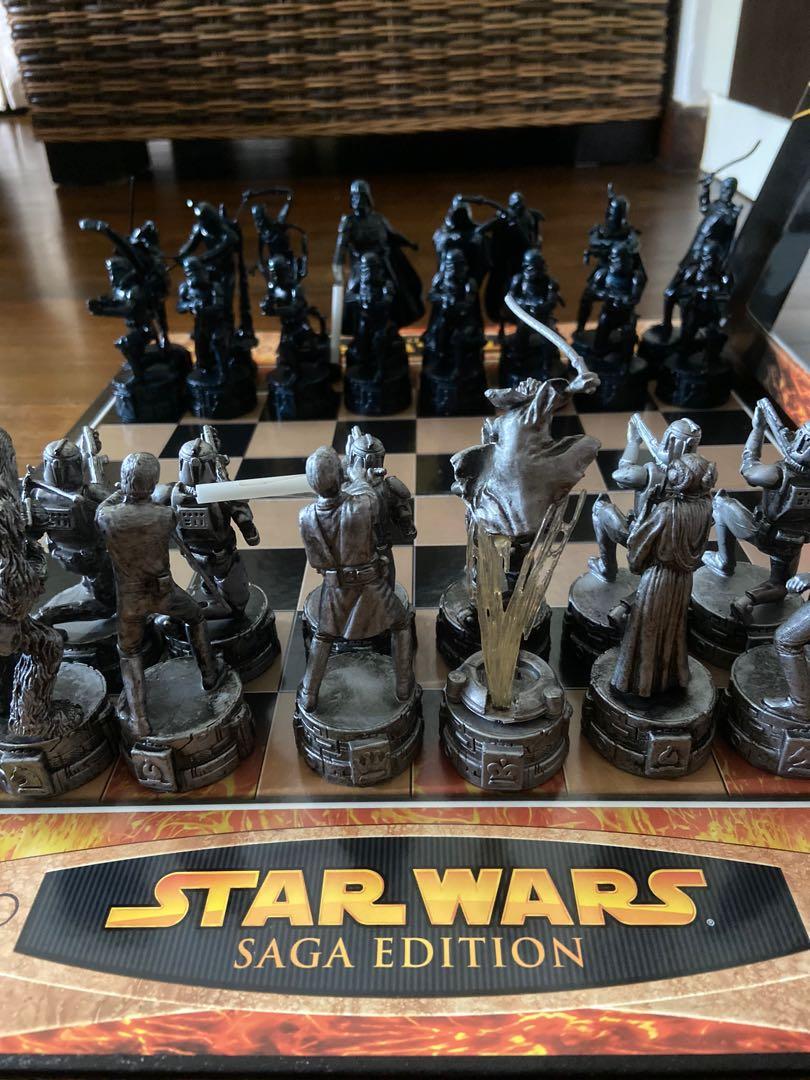 Star Wars Saga Edition Chess Set for 8 years old