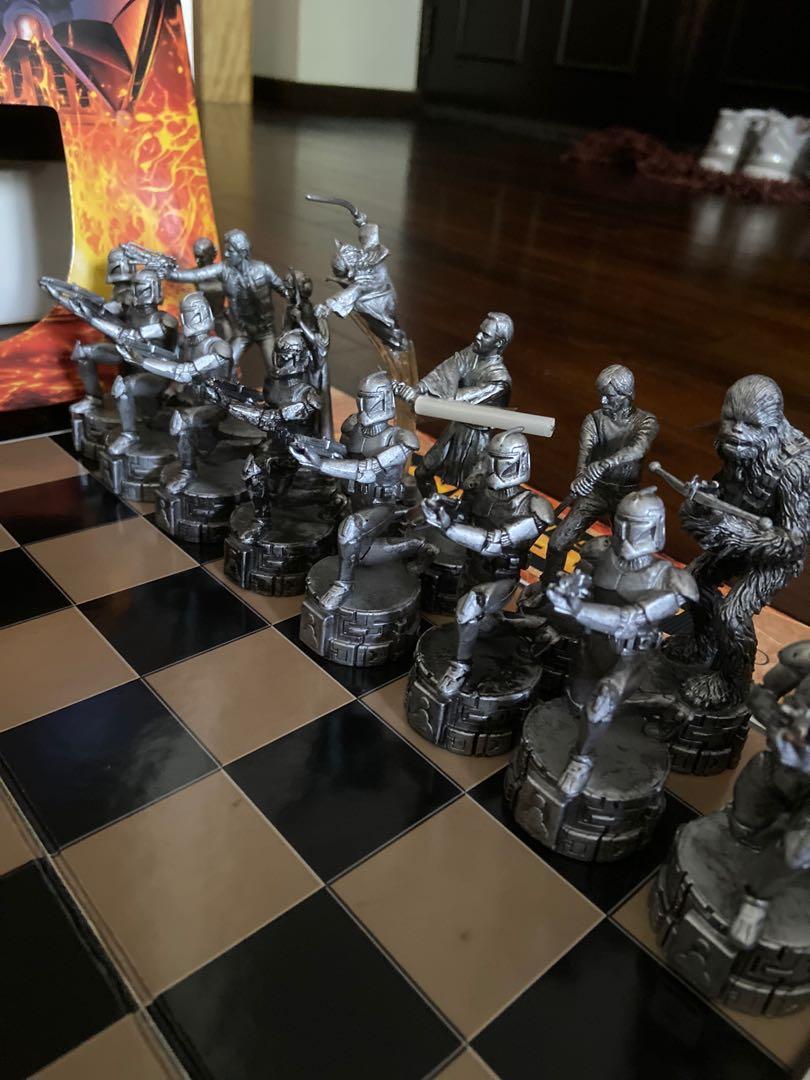 Star Wars Saga Edition Chess Set Rare Vintage Collectors 