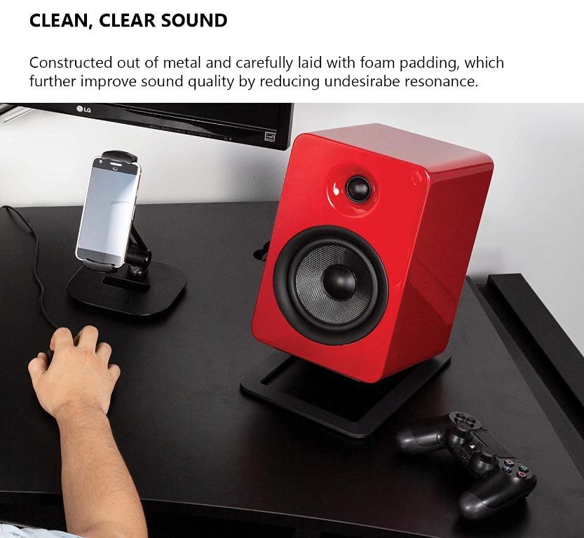 [iDS] Steel Desktop Speaker Stands for Computer Speaker Studio Monitor