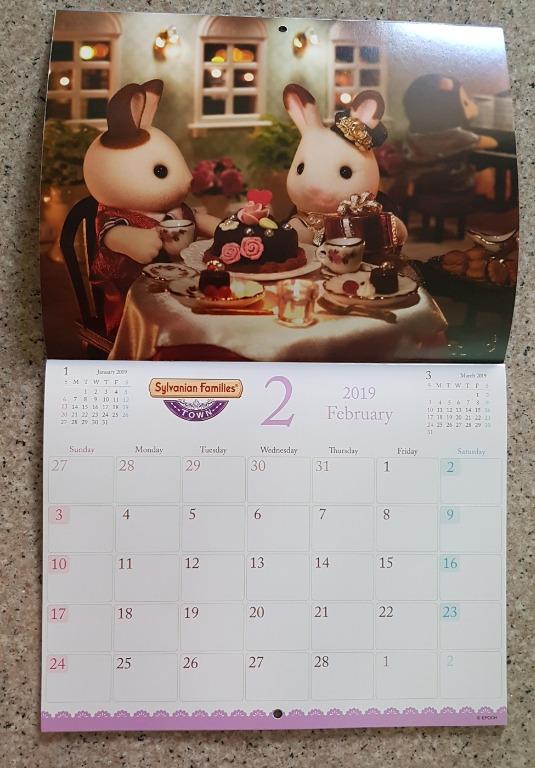 Sylvanian Families' Calendar, Hobbies & Toys, Books & Magazines