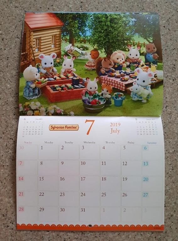 Sylvanian Families' Calendar, Hobbies & Toys, Books & Magazines